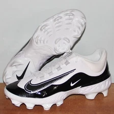 Nike Alpha Huarache Elite 4 Low MCS Baseball Cleats Mens 11.5 FD6255-101 White