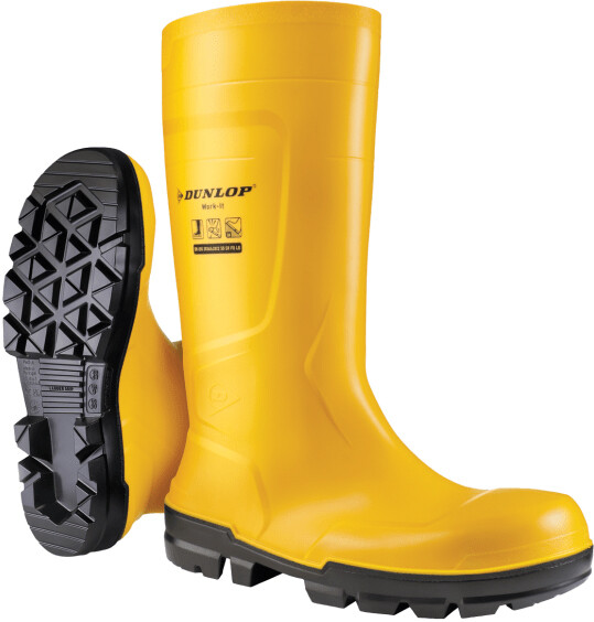 STIVALI SICUREZZA GIALLI N.46 DUNLOP