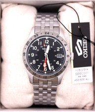 Orologio automatico meccanico SEIKO 5 Sports SBSC011 Field Sports GMT nero 2024