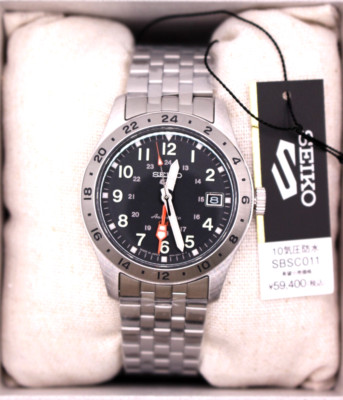 SEIKO　SBSC011　セイコー SEIKO 5 Sports SBSC011 Field Sports GMT Mechanical Automatic Watch