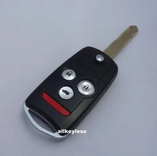  OEM ACURA MDX keyless entry flip key remote N5F0602A1A DRIVER 1 - CUT KEY BLADE