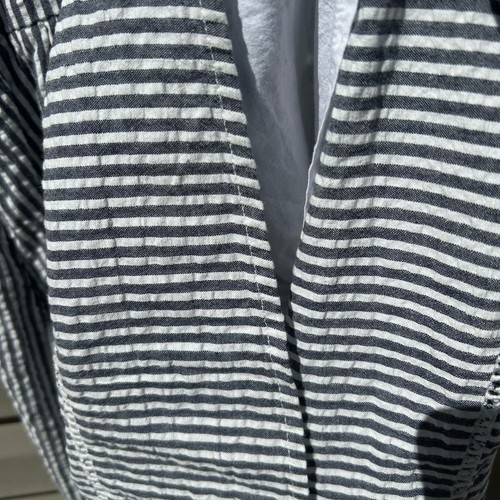 New Old Navy M seersucker striped nautical sundress coastal preppy old money - Bild 5 von 9