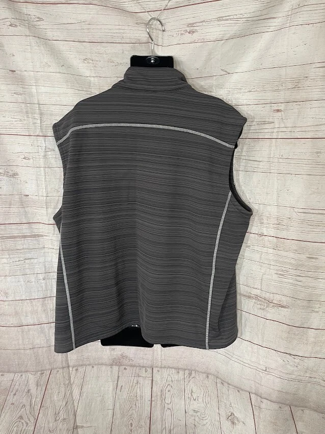 Holloway мужской полный молнии жилет черный/серый в полоску размер 3XL - Изображение 3 из 4