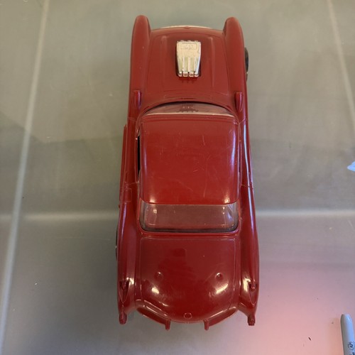 Vintage TootsieToy 1957 Red Corvette Plastic Toy Car Made in USA 13" - Picture 5 of 6
