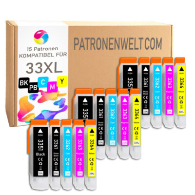 15 Druckerpatronen für Epson Expression Premium XP-640 patronen