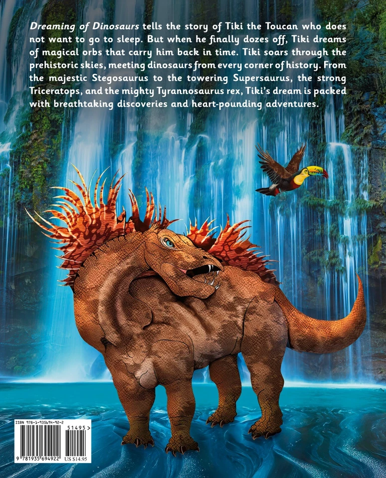 Dreaming of Dinosaurs - Signed Children's Book About T-Rex, Triceratops, & More - Image 2 of 4