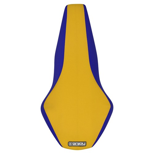2006-2012 Suzuki LTR 450/ LTR450 gripper seat cover BLUE/ YELLOW standard #194 - Picture 3 of 5