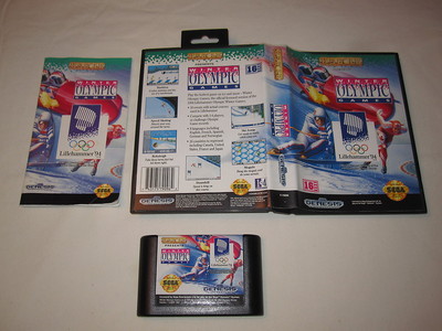 Winter Olympic Games (Sega Genesis) CIB Complete in Box Excellent!