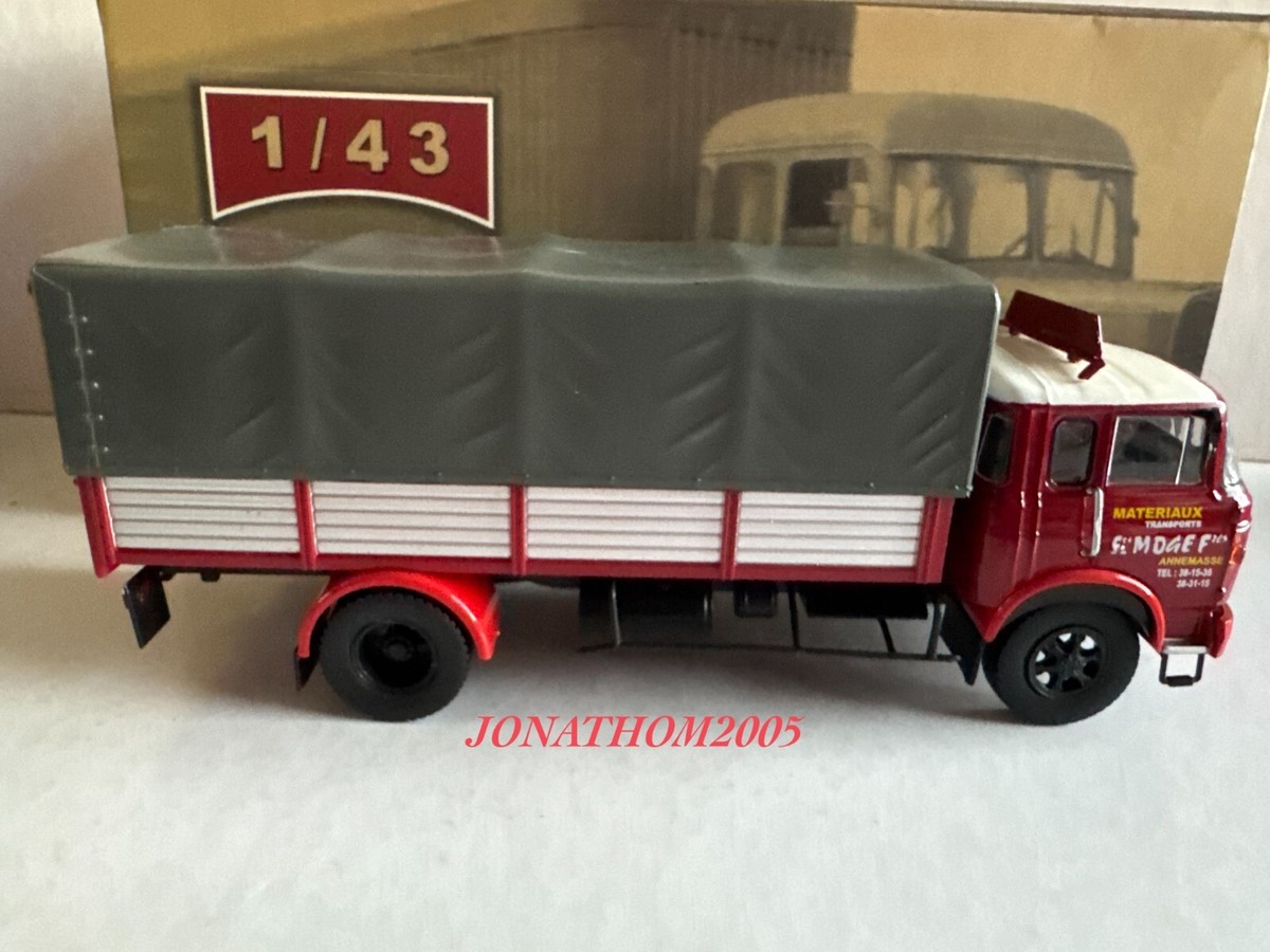Miniature IXO 1/43 - Berliet Remorque Ollivier - Collection Voitures Françaises D'Autrefois