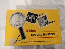 Vintage Kodak Standard Flash Holder W/ Ten Flashbulbs In Original Box