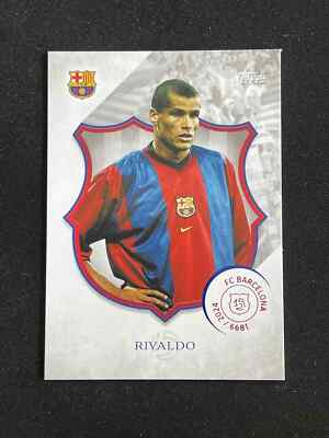 Rivaldo サイン入り FC Barcelona ベケット鑑定済 2023-24 Topps