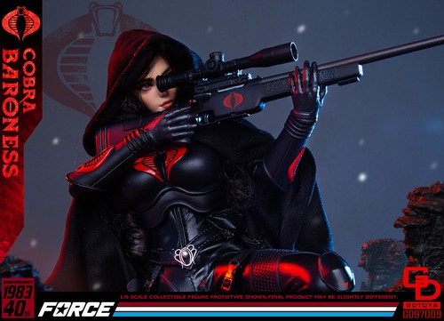 Figura de acción GDTOYS 1/6 BARONESA COBRA G.I.JOE 1983 40ª versión regalo de Navidad - Imagen 2 de 24