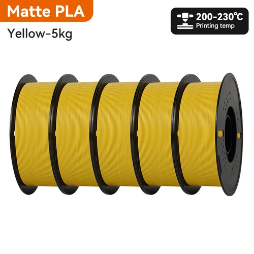 3D Printing PLA PETG High Speed Matte 1.75mm 5KG Filament Spool Bundles Mixcolor