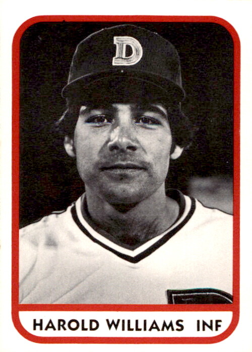 1981 Durham Bulls TCMA 8 Harold Williams Columbus Ohio OH Baseball