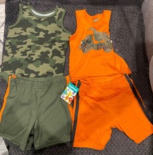 Infant boys 4 pc short set Sz 24m