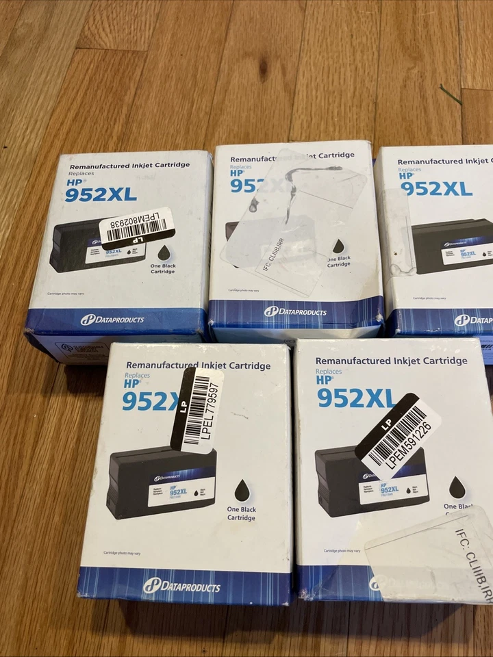 5 X Dataproducts Black XL Single Ink Cartridge FOR HP 952XL Ink Series (F6U19) - Image 3 of 4