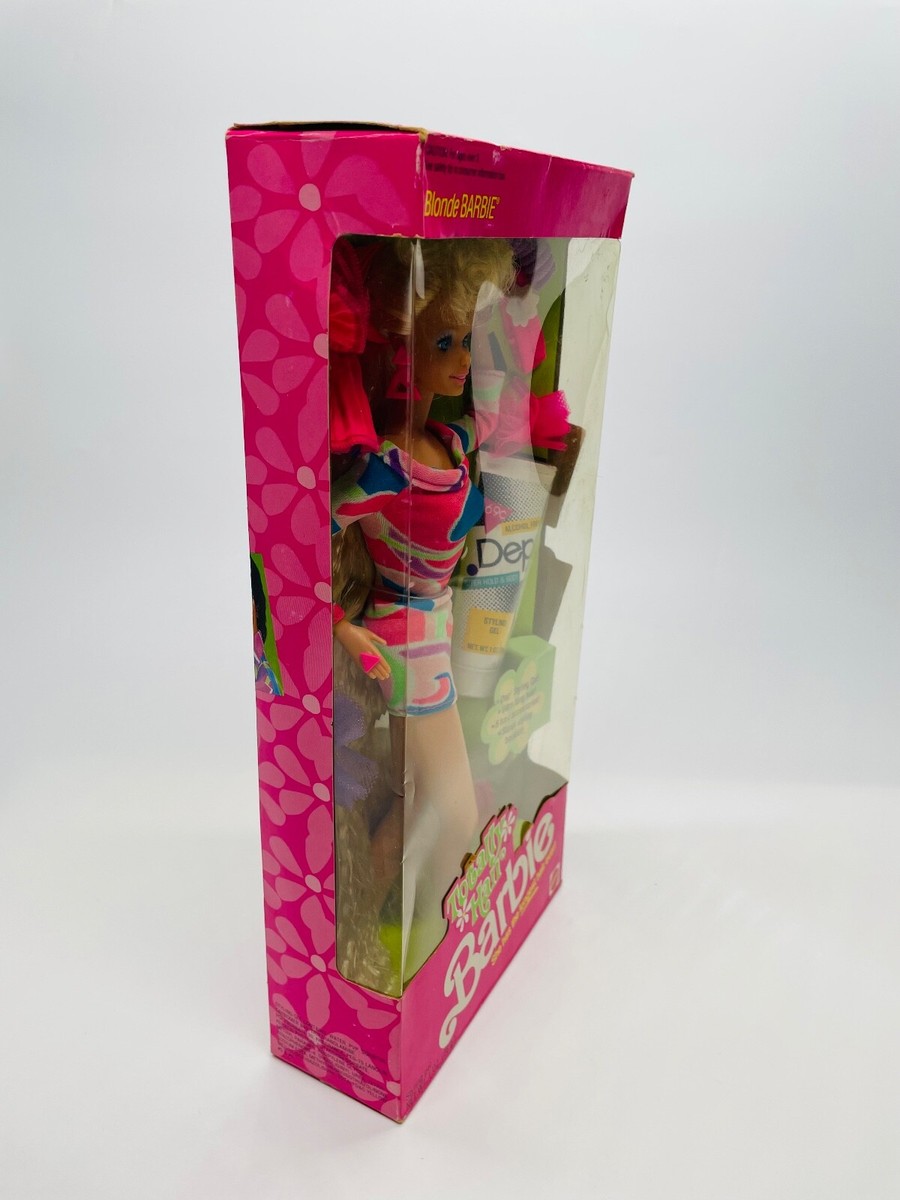 BARBIE TOTALLY HAIR Brunette Made In Malaysia Nrfb 1991 EUR 450,00 - FR