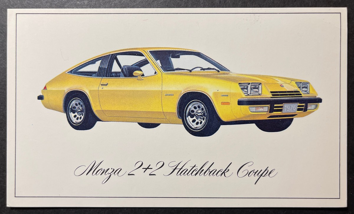 1973 Monza 2+2 Hatchback Coupe automobile Chevrolet printed | eBay