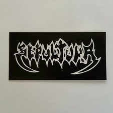 Sepultura Sticker Vinyl Decal 6" X 3" Window Bumper Amon Amarth Venom 495 