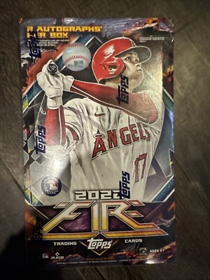 2022 Topps Fire Baseball Hobby Box - Factory Sealed 