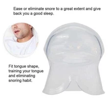 Anti Snoring Tongue Retaining Device Sleep Apnea Aid Stop Snore Sleeve Silicone