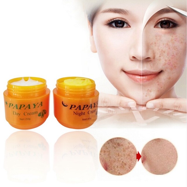 Papaya Moisturizer Cream Lifting Firming AntiAging Freckle Day and