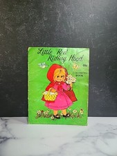 Little Red Riding Hood Coloring Book Vintage, READ
