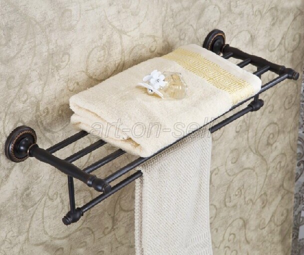 Rail Holder Storage Rack Shelf Bar