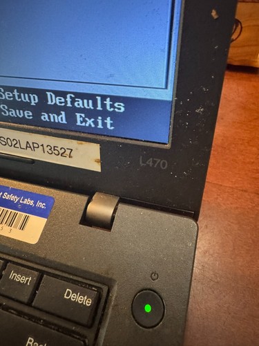 Lenovo ThinkPad L460 i5-7300U 2.6GHz | 8GB RAM | No SSD | Boots to BIOS | Parts/ - Picture 2 of 10