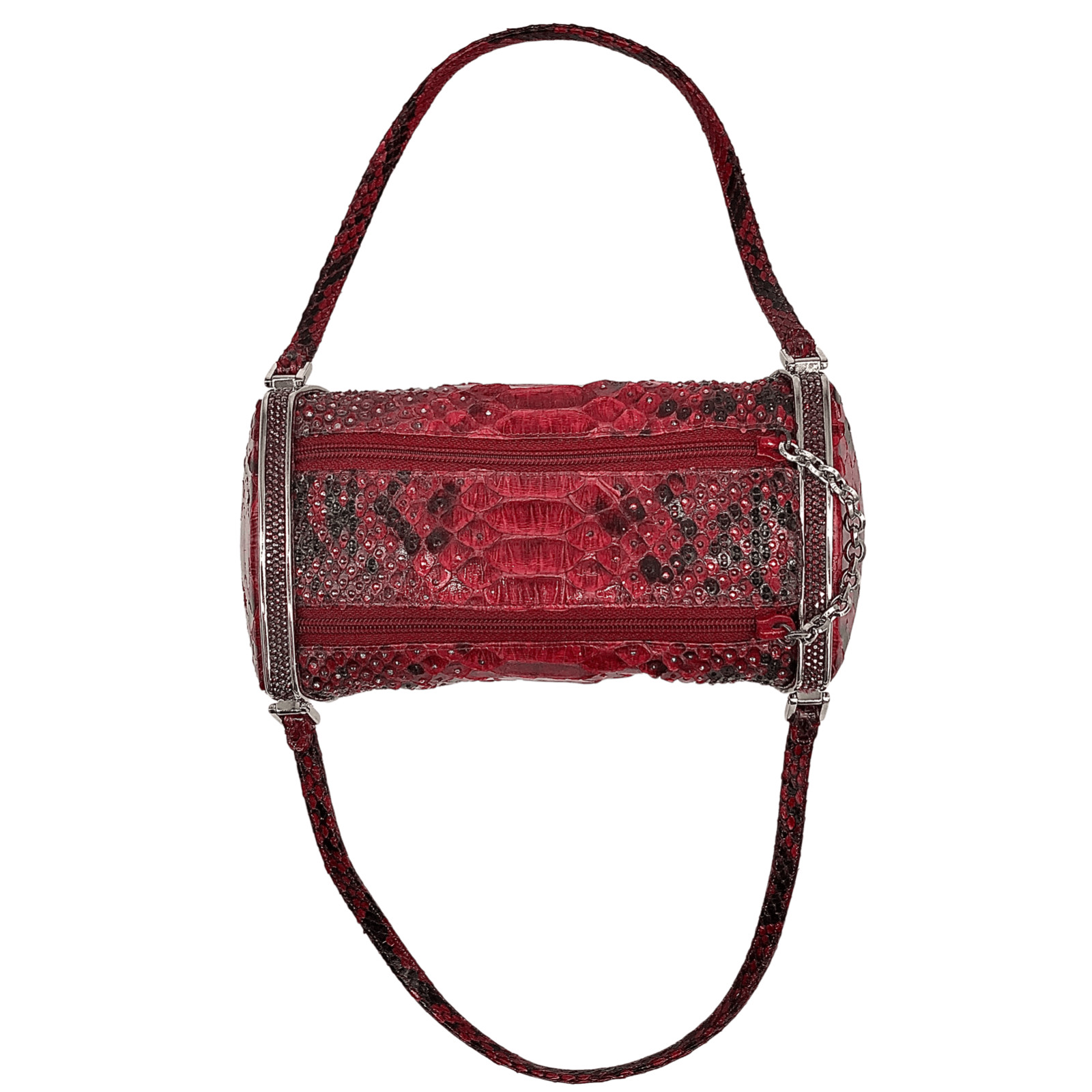 ❤️Judith Leiber Python Swarovski Crystal Handbag … - image 3