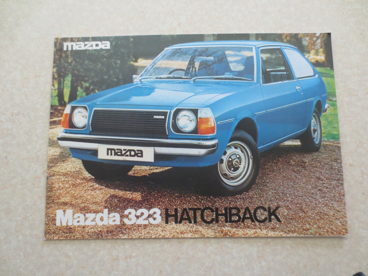 1978 Mazda 323 hatchback advertising booklet | eBay