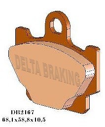 Plaquettes de frein KH81 pour stopper les sifflements au freinage interchangeables DB2167QD-D