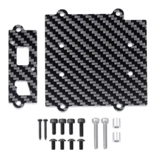 Carbon Fiber ESC Mounting Plate ESC Receiver Tray for 1/6 TRX XRT 8S-MAX6 RC Car