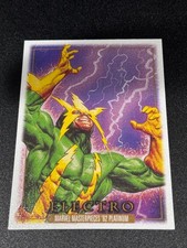 2024 SkyBox Marvel Masterpieces 92 Platinum Electro Leather #23