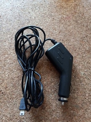 Car Adapter To MINI USB Plug. 9 Foot Cord.