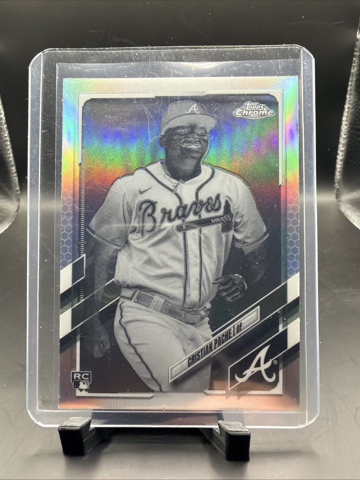 2021 Topps Chrome - Cristian Pache #178 Negative Refractor (RC)