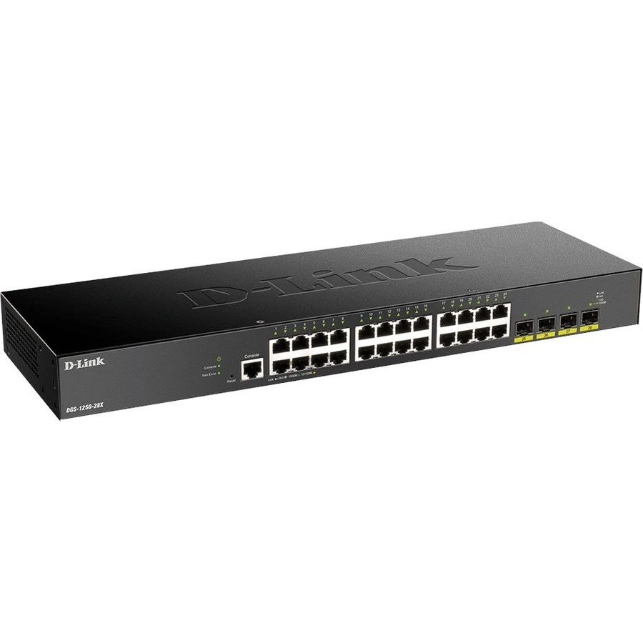 D-Link 28-Port 10-Gigabit Smart Managed Switch - 28 Ports - Manageable - 3 Layer - Image 2 of 4