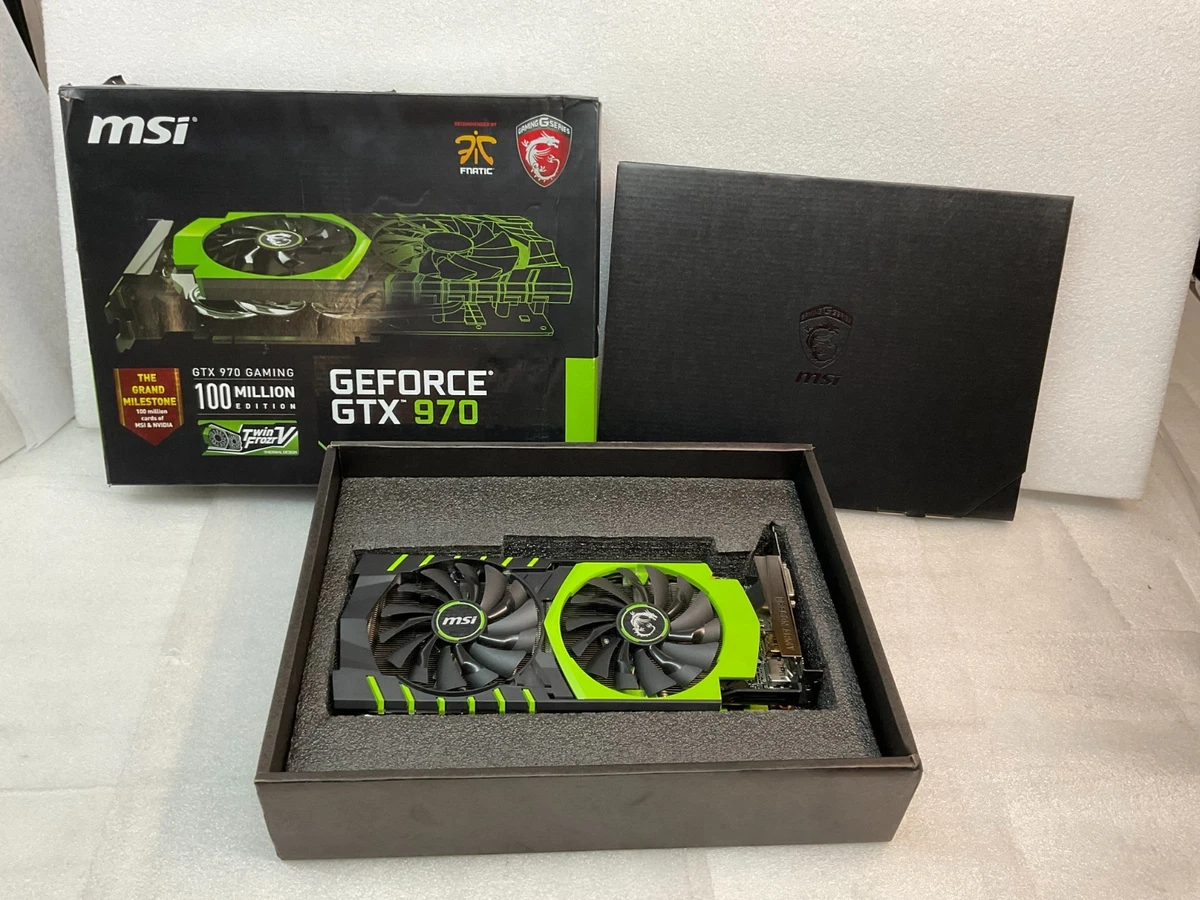 Las mejores ofertas en MSI NVIDIA GeForce GTX 970 4 GB de memoria