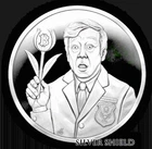 AGENT SATOSHI - 2025 Silver Shield 1oz .999 Proof COA - MicroMintage of ONLY 255