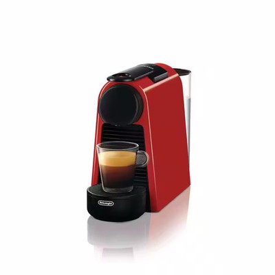 Nespresso Kaffeekapselmaschine DeLonghi Essenza Mini EN85.R Rot