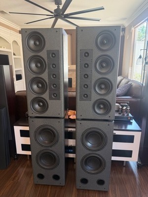 JSD sound design line array tower speakers made in USA California