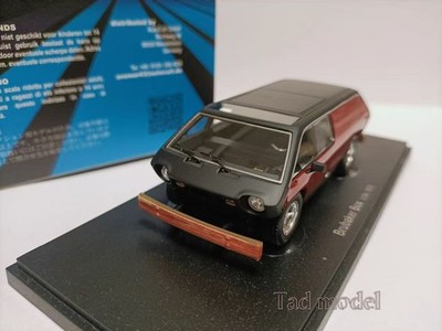 Autocult 1:43 Brubaker Box 1972 Red Modified Bread Truck Model