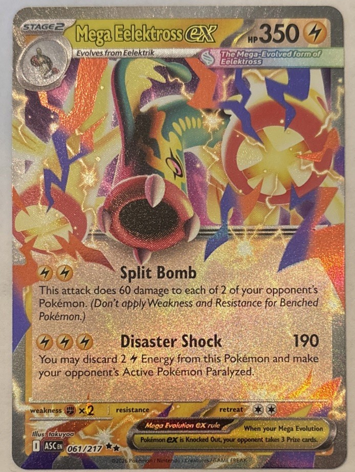 Mega Eelektross Ex 061/217 - Ascended Heroes Pokémon TCG