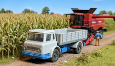 Wiking IH US-LKW Pritsche silbergrau ohne Gitteraufbau  1966-68 TOP