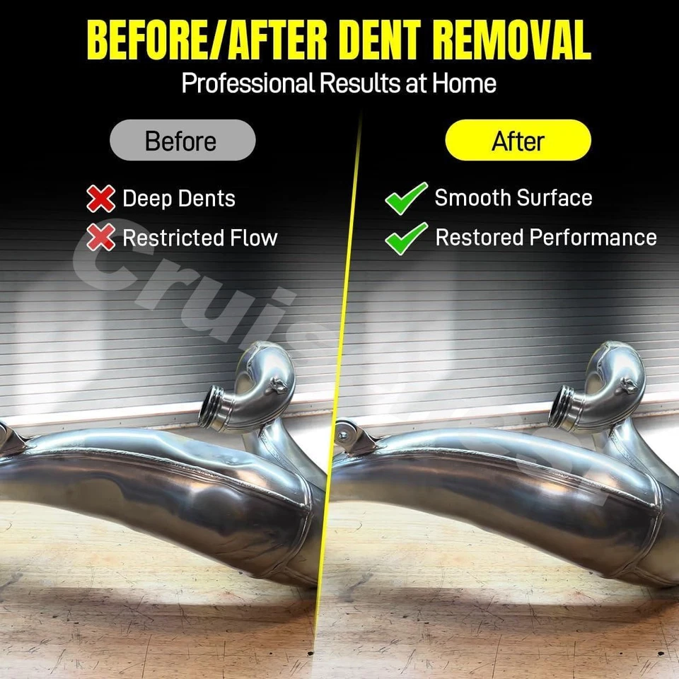 125 150 200 250 300 cc 2 Stroke Exhaust Pipe Dent Removal Tool Dent Repair Kit - Image 4 of 4