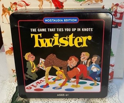 Twister Nostalgia Edition - Vintage Tin 1966 Classic Board Game  preowned good