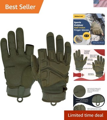 Adult Or Youth S.O.L.A.G Sports Outdoor Water Resistant Full Finger Touchscre...