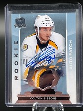 2014 Upper Deck The Cup Colton Sissons #141 RPA Rookie Patch Auto RC /249