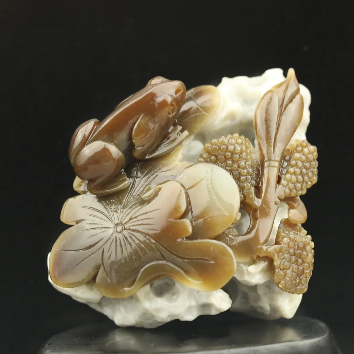 Jade Antique Chinese Qing (1644-1911) Chinese Dynasty Figurines