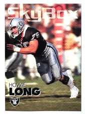 HOF'er HOWIE LONG Los Angeles Raiders 1993 SkyBox Impact Football Card #155